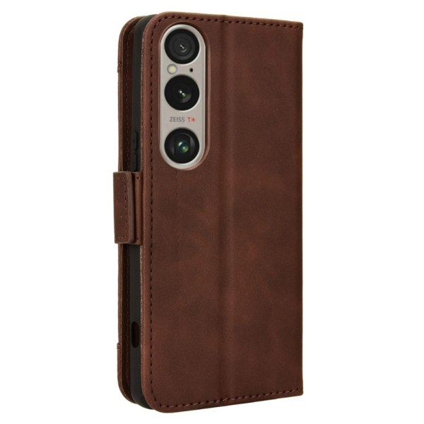 Plånboksfodral till Xperia 1 Vi - Brun Brun