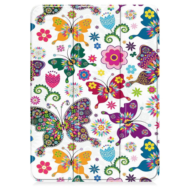 Til OnePlus Pad Trifold Stand Tabletcover-etui - Sommerfugle Multicolor