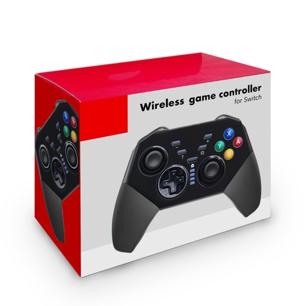 Kompatibel med Nintendo Switch Bluetooth Controller Gamepad Turbo Funktion Black