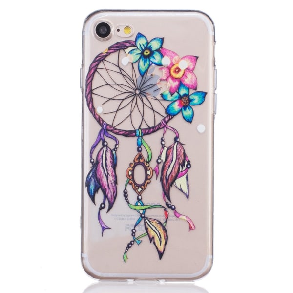 iPhone 7 / iPhone 8 TPU Skal - Flower & Dream Catcher