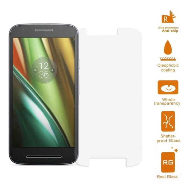 Motorola Moto E3 Herdet glass 0,3mm Transparent