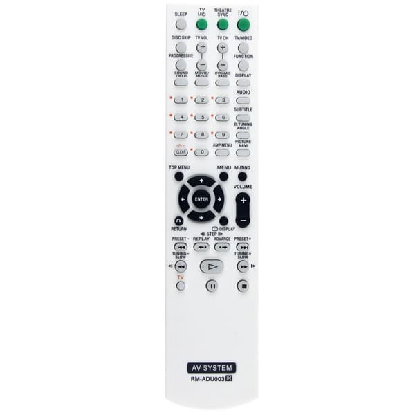 Fjernkontroll erstatning RM-ADU003 for Sony-forsterker White