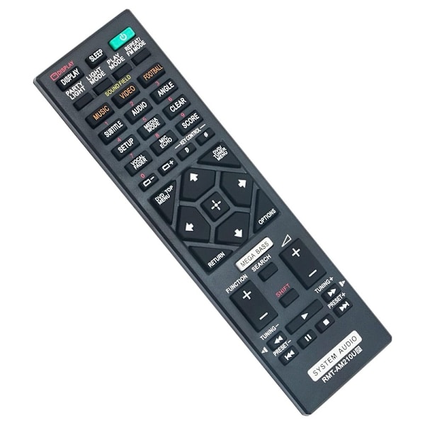 Fjernkontroll utskiftning for RMT-AM210U for Sony Home Audio System Black