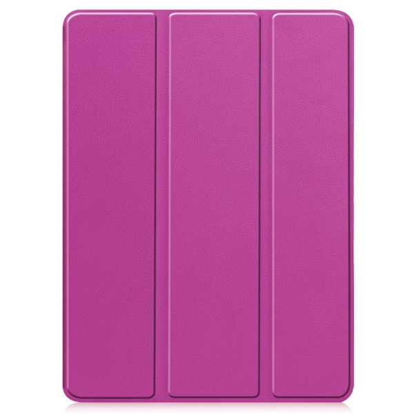 iPad Pro 11 (2024) Kolminkertainen Teline Tabletin Suojakuori Kynäpidikkeellä Purple