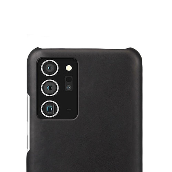 Samsung Galaxy Note 20 Ultra KSQ læderbelagt skal hårdt etui Black