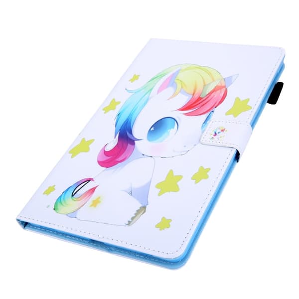 Flipdeksel i PU-lær med mønster for Samsung Galaxy Tab A9 Multicolor