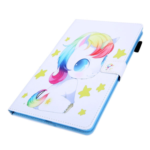 Samsung Galaxy Tab A9 Flip Stand Case PU Leather Pattern Tablet Cover Multicolor