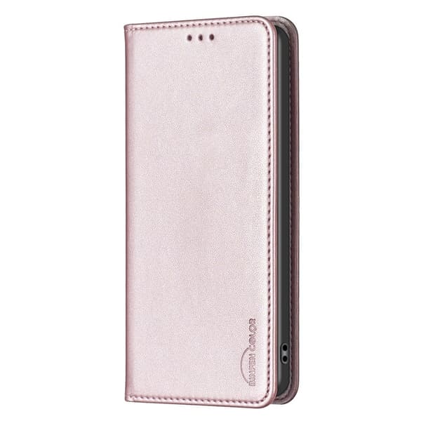 BINFEN COLOR Google Pixel 8a - kotelo PU - nahkainen puhelimen Pink gold