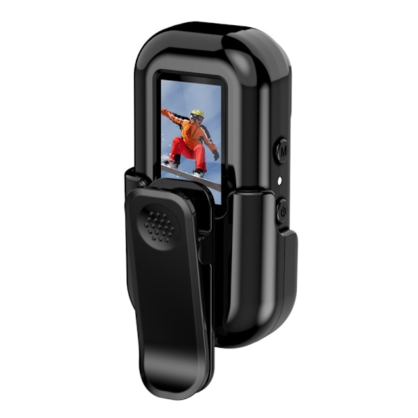 1080P Mini Kamera Action Cam Sport DV Videoopptak Lomme Black