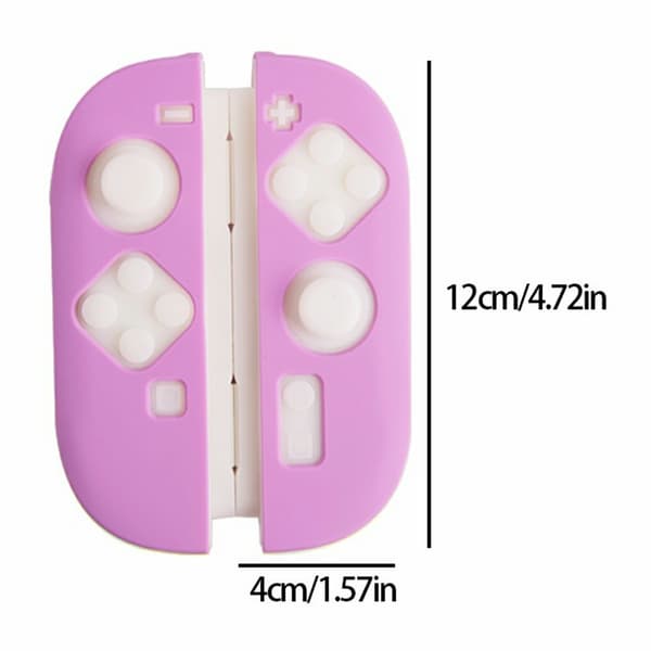 1 par Kompatibel med Nintendo Switch 2 Silikonfodral för handkontroll - Svart Svart