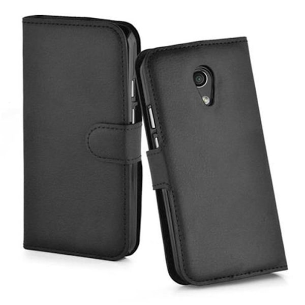 Motorola Moto G2 XT1063 Plånboksfodral SVART Svart