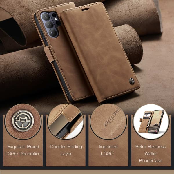 CASEME Plånboksfodral Samsung Galaxy S26 Ultra - Brun Brun