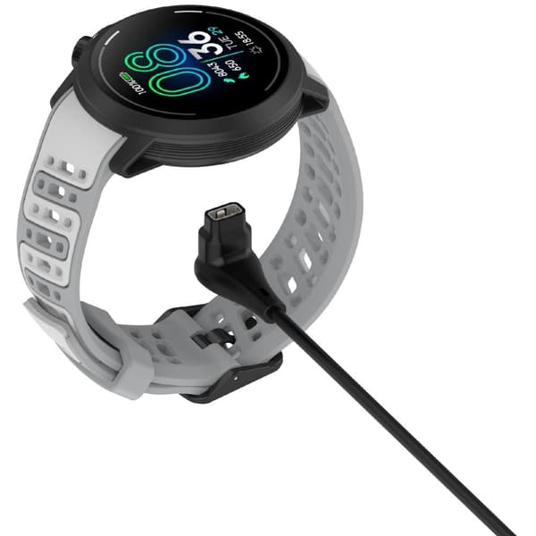 För Coros Pace Pro Smartwatch Laddningskabel 1m USB-A Laddare Svart