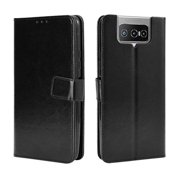 Asus Zenfone 7 /7 Pro Plånboksfodral Svart Svart