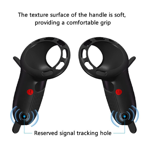 Beskyttende deksel for kontroller Oculus Meta Quest 3 VR - Svart Black