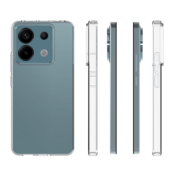 Til Xiaomi Redmi Note 13 Pro Case TPU Cover Bagside Transparent