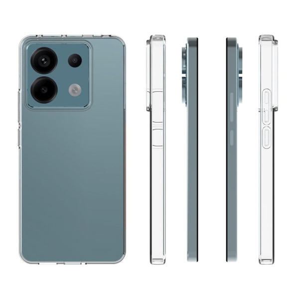 Xiaomi Redmi Note 13 Pro -kotelolle TPU:n takakansi Transparent