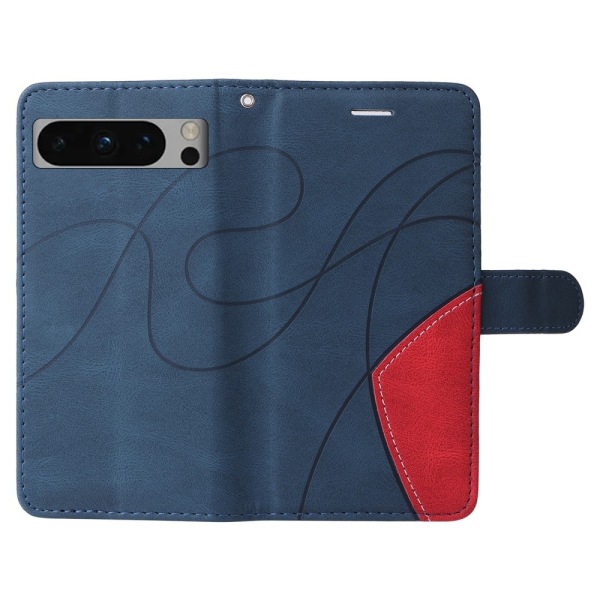 Google Pixel 8 Pro KT Series-1 Kahden Värin Kotelo Remmillä Blue