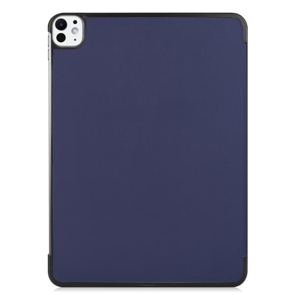 Til iPad Pro 11 (2024) Etui Tre - fold Stativ Tablet Cover - MørkBlå Dark blue
