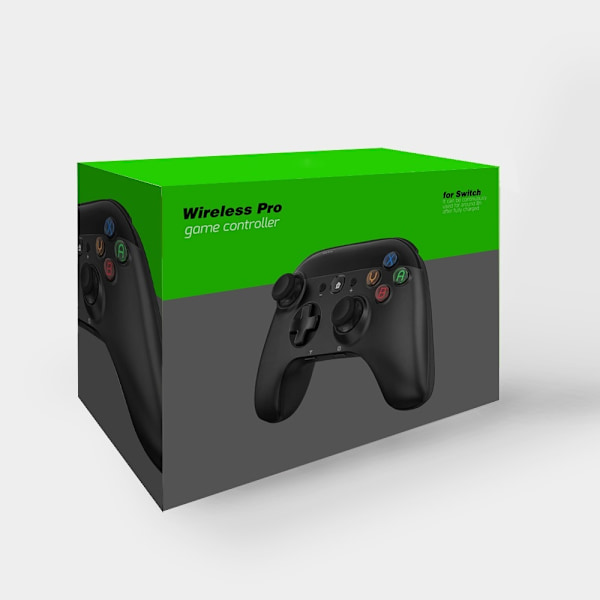 Kompatibel med Nintendo Switch Pro Bluetooth Wireless Gaming Handkontroll Svart