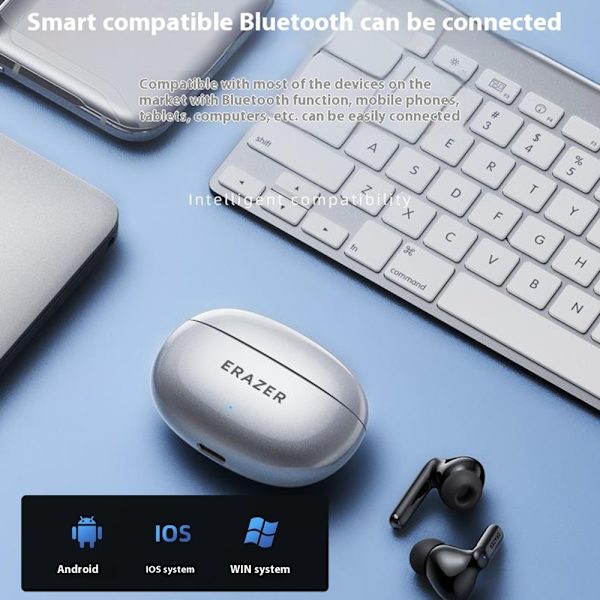 LENOVO Erazer XT88Pro In-Ear Wireless Earbuds Bluetooth hörlurar - Svart Svart