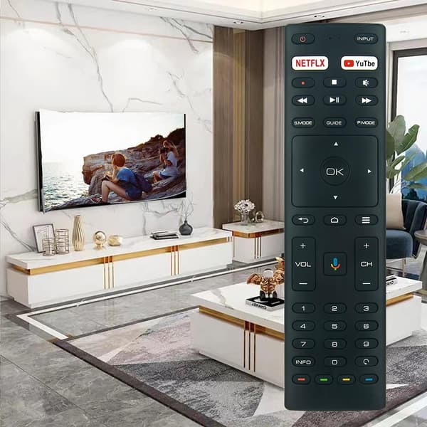 Fjernkontroll utskiftning for RM-C3329 for JVC TV stemmeaktivert Black