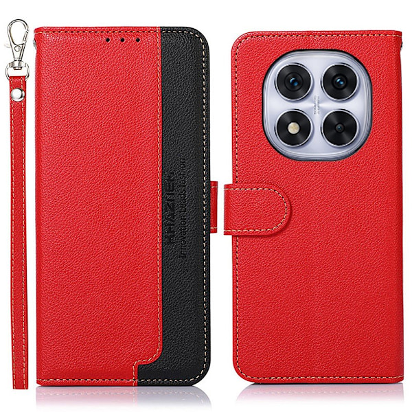 KHAZNEH Wallet case for Xiaomi Redmi Note 14 5G Red