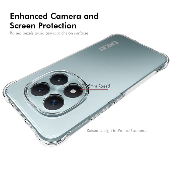 ENKAY termoplastisk polyuretan deksel til Xiaomi Redmi Note Pro+ 5G  / Xiaomi Poco M8 Pro 5G Transparent