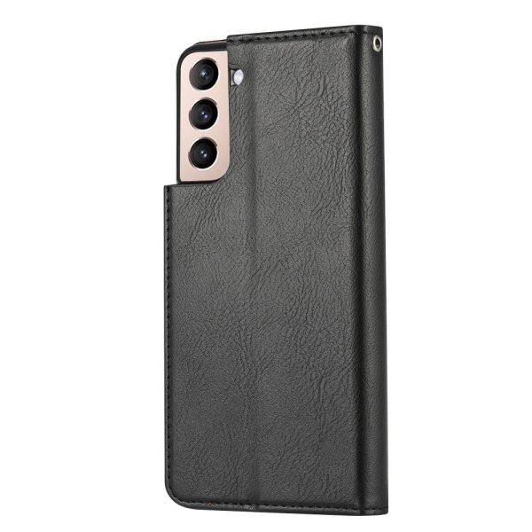 Samsung Galaxy S22+ Pung Stand til Telefon Flippetui Cover - Sort Black