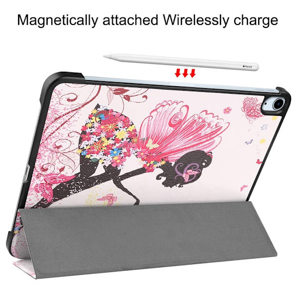 Etui for iPad Air 11 (2024) - Tri-fold Stativ Tablettdeksel - Jente Multicolor