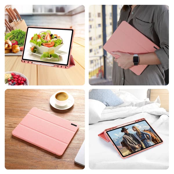DUX DUCIS Tablettikotelo jalustalla Samsung Galaxy Tab S12+ puhelimelle Pink