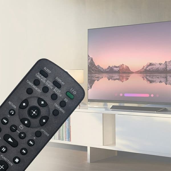 Fjernkontroll utskiftning for RM-AMU166 for Sony høyttalere Black
