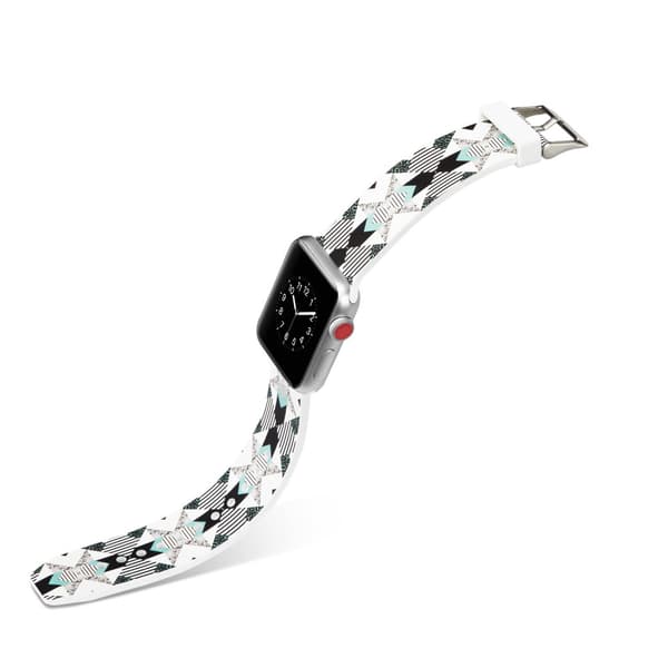 Silicone Watchband - Apple Watch 4 40mm, Series 3 / 2 / 1 38mm - Vertical Stri Multicolor