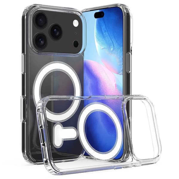 Til iPhone 17 Pro Max Transparent Mobilcover Transparent