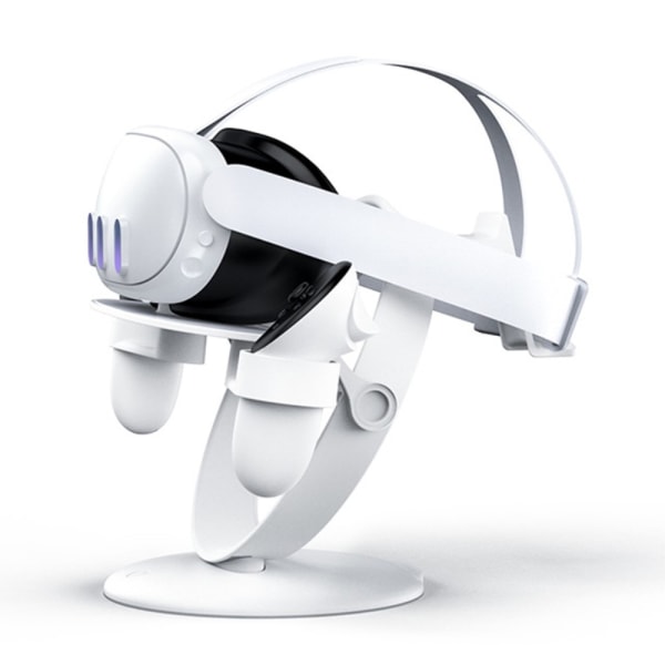 Meta Oculus Quest 3 VR Headset Display Stand Base Holder Sæt White