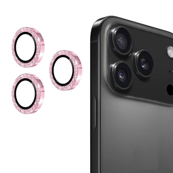 Til iPhone 17 Pro / iPhone 17 Pro Max Kameralinsebeskytter Pink