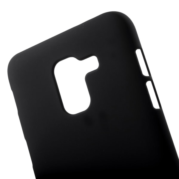 Gummibelagt hårdt pc-cover til Samsung Galaxy J6 (2018) - Sort Black
