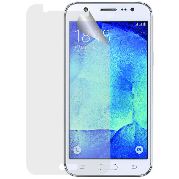 Samsung Galaxy J5 skærmbeskytter x2 med pudseklud Transparent