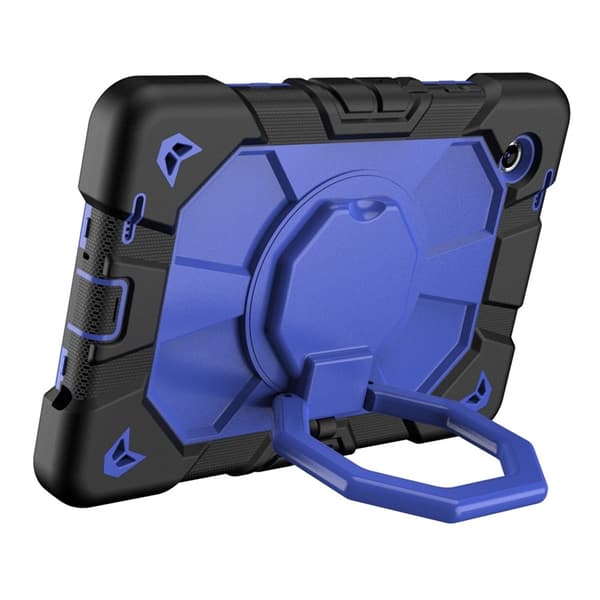 Til Samsung Galaxy Tab A11+ Etui PC+Silikone Tablet Cover Black + Blue Multicolor