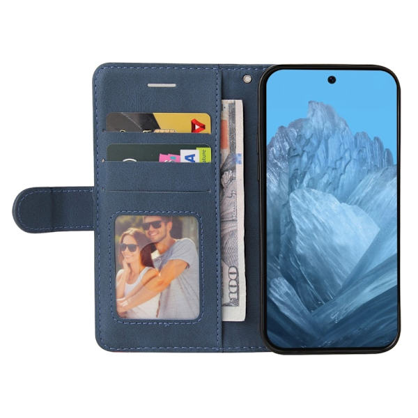 Til Google Pixel 9 / 9 Pro KT - serie - 1 dobbeltfarve etui Blue
