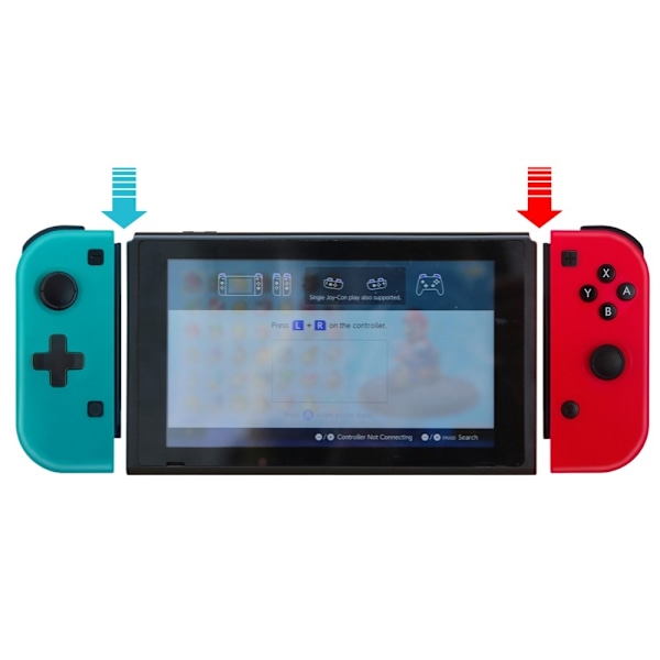 Kompatibel med Nintendo Switch Joypad trådløs Bluetooth-kontroller venstre og høyre håndkontroll Blue