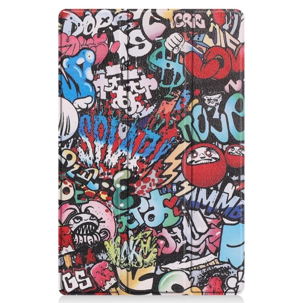 Trifoldbart deksel til Lenovo Tab P11 TB-J606F - Graffiti Multicolor