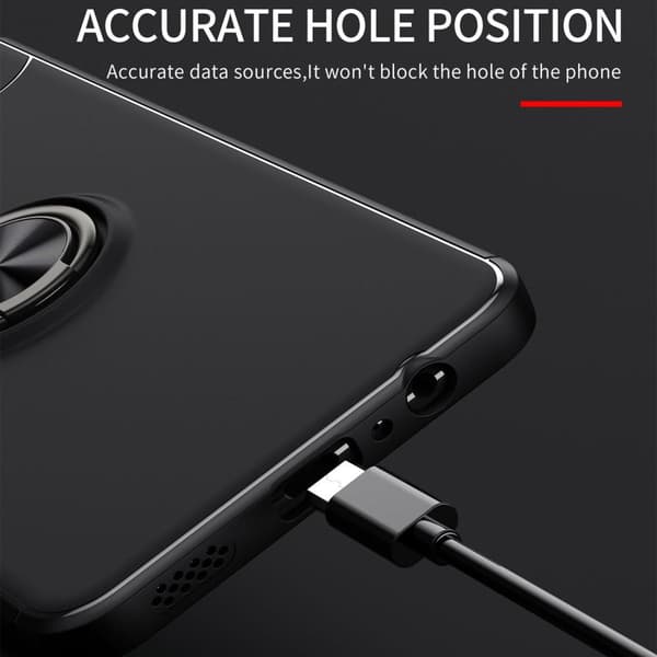 Fingerring Kickstand TPU Taske til Samsung Galaxy A13/A04s 4G Black