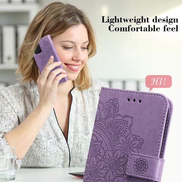 Til Xiaomi 17T Lommebokdeksel Mandala Purple