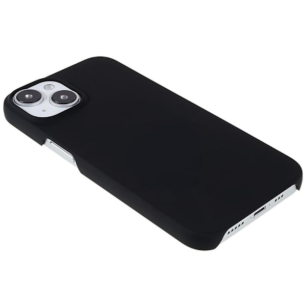 For iPhone 15 Rubberized Case Protective Phone Cover Black