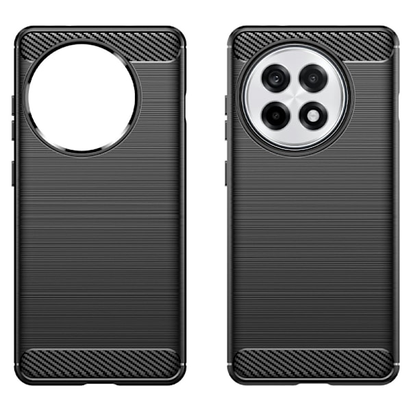 Telefoncover TPU Shell Bagcover Carbon OnePlus 13R - Sort Black