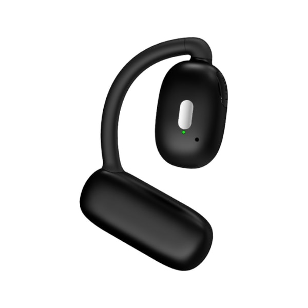 Single Ear Hook Hörlur Bluetooth 5.4 Stereo Headphone - Svart Svart