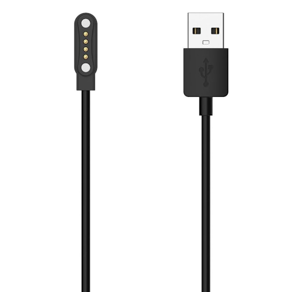 TicWatch GTH 2 Smart Watch 1m USB-latauskaapelille Black