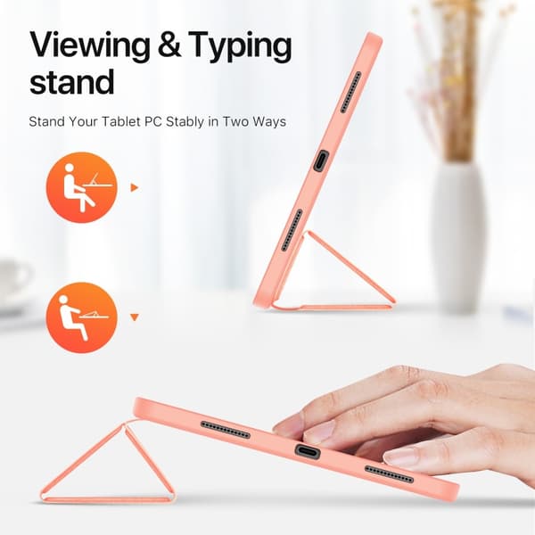 DUX DUCIS Domo iPad Pro 13 (2024) Tri-fold Stativ - Rosa Pink