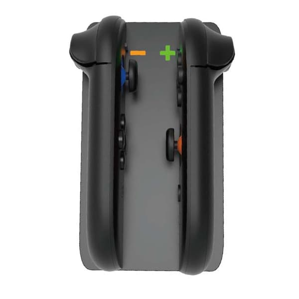Kompatibel med Nintendo Switch 2 opladningsdock til Joy-Con. Håndterer 2 slots. Black